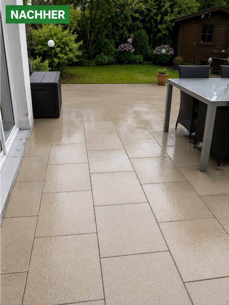 Terrassenreinigung Nachher